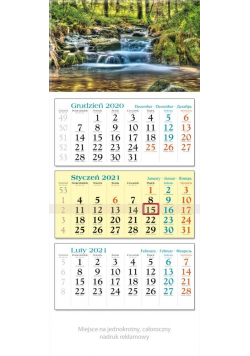 Kalendarz 2021 Trójdzielny Strumień KT4
