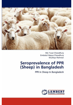 Seroprevalence of PPR (Sheep) in Bangladesh