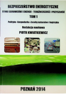 Bezpieczeństwo energetyczne Rynki surowców i energii Tom 1