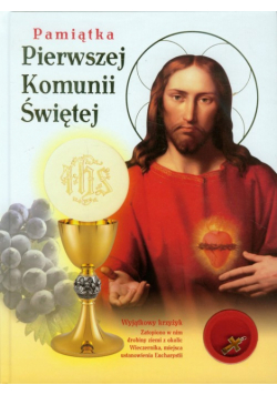 Pamiątka Pierwszej Komunii z krzyżykiem