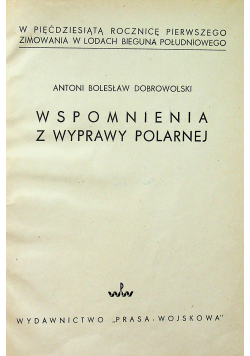 Wspomnienia z wyprawy polarnej 1950 r.