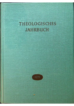 Theologisches Jahrbuch 1971