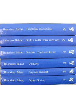 Balzac 6 książek