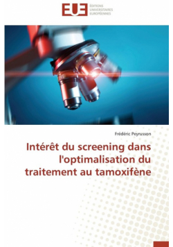 Intérêt du screening dans l'optimalisation du traitement au tamoxifène