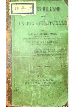 Progres de lame dans la vie spirituelle 1856 r.