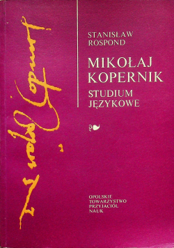 Mikołaj Kopernik Studium językowe