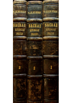 Sacrae Liturgiae Praxis Juxta Ritum Romanym III Tomus 1863 r