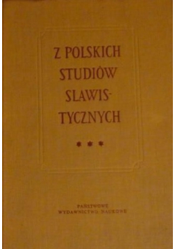 Z polskich studiów slawistycznych