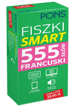 Fiszki Smart 555 słów Francuski