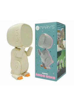 Budzik robo dino biały
