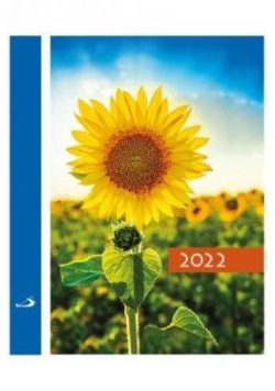Kalendarz 2022 B7 Kolorowy słonecznik