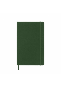 Kalendarz 2025 12M Moleskine L dzienny Myrtle Green 13x21