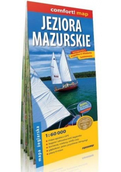 Comfort!map Jeziora Mazurskie 1:60 000 wyd.2019