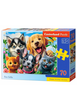 Puzzle 70 Pets Selfie CASTOR