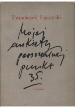 Mojej ankiety personalnej punkt 35