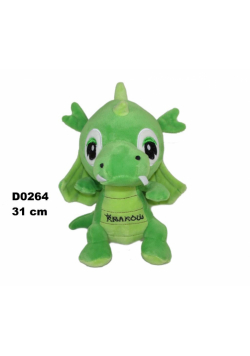 Smok "Kraków" jasny zielony 31cm