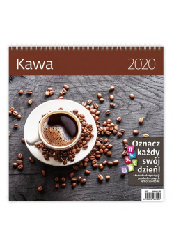 Kalendarz 2020 30x30cm Kawa HELMA