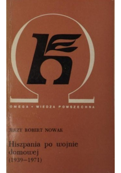 Hiszpania po wojnie domowej 1939 1971
