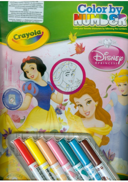 Crayola: Kolorowanie po numerach: Disney Księżniczki