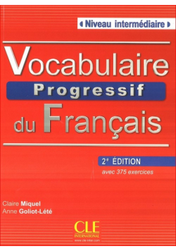 A. - Vocabulaire Progressif du Francais Niveau intermediaire książka z CD 2 edycja