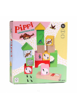 Klocki drewniane Pippi
