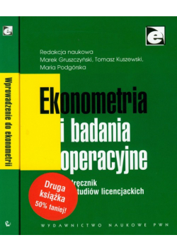 Ekonometria i badania operacyjne / Wprowadzenie do ekonometrii