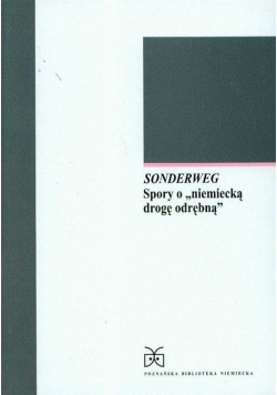 Sonderweg Spory o niemiecką drogę odrębną