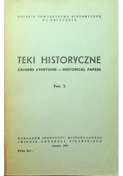 Teki historyczne Tom X