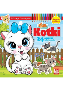 Koloruję i naklejam. Kotki