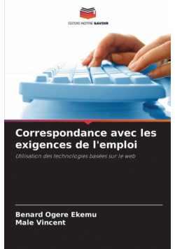 Correspondance avec les exigences de l'emploi