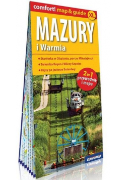 Comfort!map&guide XL Mazury i Warmia 2w1