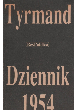 Tyrmand Dzienniki 1954