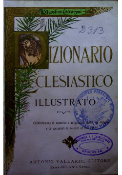 Dizionario Ecclesiastico illustrato 1987 r.