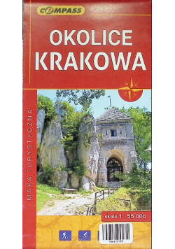 Mapa turystyczna - Okolice Krakowa 1:55 000