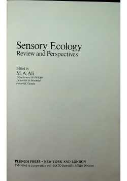 Sensory Ecology