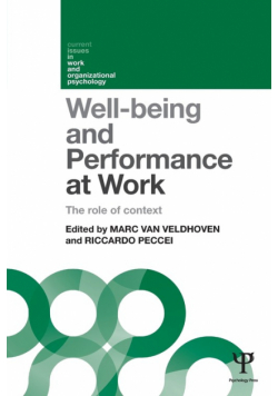 Well-being and Performance at Work
