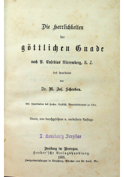 Die herrlichkeiten der gottlichen gnade 1885 r.