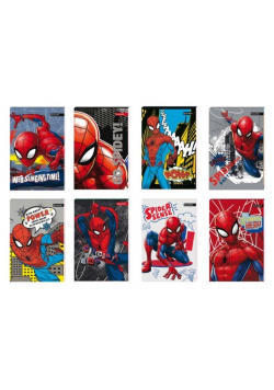 Notes A7/30K z poddrukiem Spider Man (16szt)