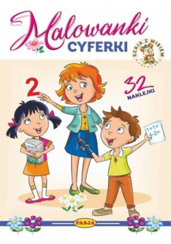 Cyferki. Malowanki. Seria z misiem