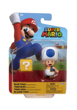 Super Mario Figurka Blue Toad