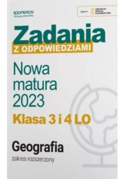 Matura 2023 Geografia. Zadania z odp. 3-4 kl ZR