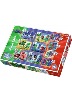 Puzzle 10w1 Dzielni Pidżamersi TREFL