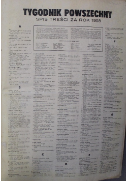 Tygodnik Powszechny Nr 1 do 52 / 58