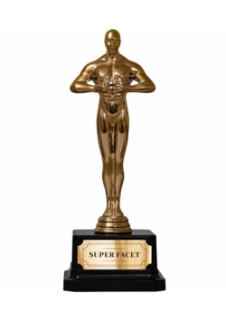 Statuetka prezentowa - Super Facet