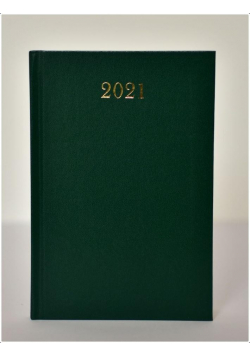 Kalendarz 2021 Dzienny A5 Divas Zielony