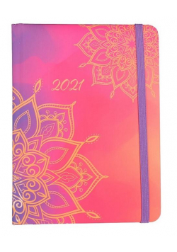 Kalendarz dzienny B6 2021 Mandala ALBI