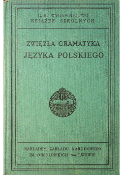 Zwięzła gramatyka języka polskiego 1912 r