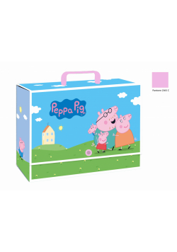 Teczka z rączką Peppa Pig XL 9cm