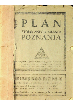 Plan stołecznego miasta poznania ok 1946 r