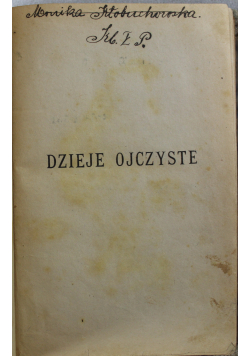 Dzieje Ojczyste ok 1928 r.